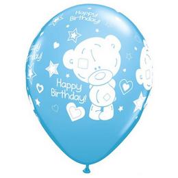 Qualatex balón - Happy Birthday - Narodeniny pre chlapčeka - 28 cm - 25 ks/bal