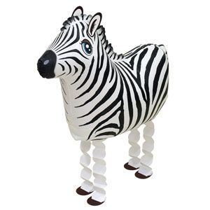 SAG balloons - Zebra - Kráčajúci balón - Walking balloon - 64 cm