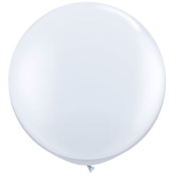 Qualatex Balón - SC - Biely - 80 cm - 2 ks/bal