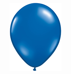 Qualatex BALÓN - JC - Priehľadný - Modrý - 13 CM - 100 KS/BAL