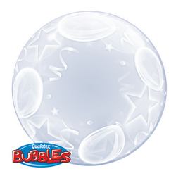 Qualatex Balón Bubbles - Dekoračný balón na plnenie - Balóny  - 61 cm