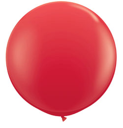 Qualatex Balón - SC - Červený - 80 cm - 2 ks/bal